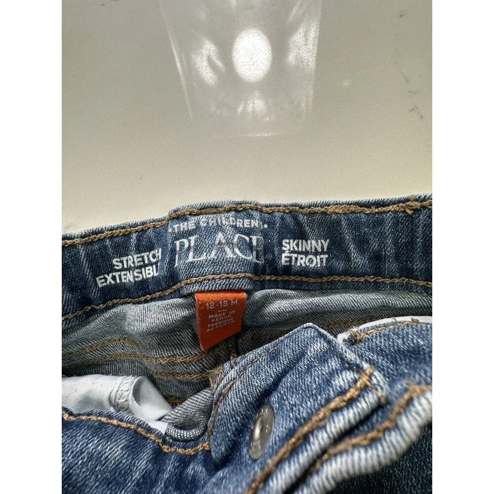 Preowned- The Childrens Place Skinny Denim Jeans Kids (Size 12-18 Months) 0067